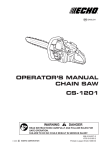 Echo CS-1201 User's Manual
