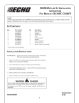 Echo CS-330T User's Manual