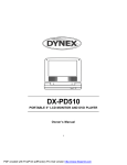 Dynex DX-PD510 User's Manual
