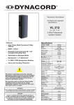 Dynacord VL 212 User's Manual