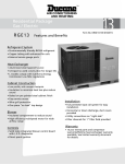 Ducane RGE13 User's Manual