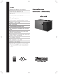 Ducane 2SA13B User's Manual