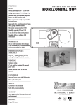 Ducane (HVAC) Horizontal 80 User's Manual