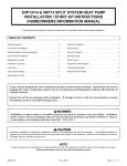 Ducane (HVAC) 2HP13/14 User's Manual