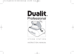Dualit Steam Station Iron User's Manual