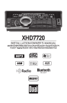Dual XHD7720 User's Manual