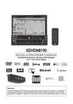 Dual XDVDN8190 User's Manual