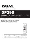 Dual DP295 User's Manual