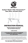 DryGuy THERMANATOR DG2 User's Manual