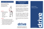 Drive Medical Design Baby Walker 10293 User's Manual