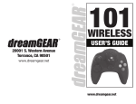 DreamGEAR 101 Wireless User's Manual