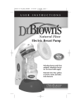 Dr. Brown's Electric Breast Pump User's Manual
