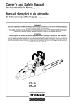 Dolmar PS-45 User's Manual