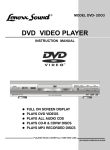 Dolby Laboratories DVD- 2OO3 User's Manual