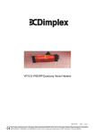 Dimplex VR20RP User's Manual