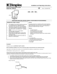 Dimplex DX4130 User's Manual