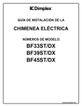 Dimplex BF45ST/DX User's Manual