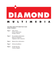 Diamond Multimedia SM56PCI User's Manual