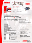 Diamond Multimedia Radeon X1300 User's Manual