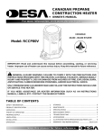 Desa RCCP80V User's Manual