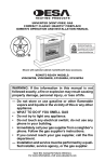 Desa EFS26PRA User's Manual