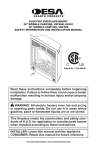 Desa CGEF26B User's Manual