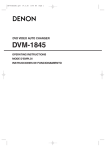 Denon DVM 1845 User's Manual