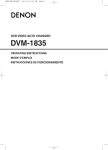 Denon DVM-1835 User's Manual