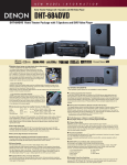 Denon DHT684DVD User's Manual