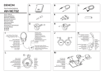 Denon AH-NC732 User's Manual