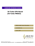 Delta Tau TURBO UMAC User's Manual