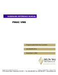 Delta Tau PMAC VME User's Manual