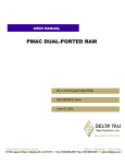 Delta Tau PMAC PCI User's Manual