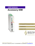 Delta Tau ACC-65M User's Manual