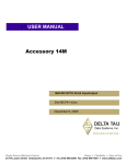 Delta Tau ACC-14M User's Manual