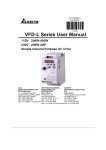 Delta Electronics VFD-L Series User's Manual