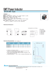 Delta Electronics SMT Power Inductor SHCN 660 User's Manual