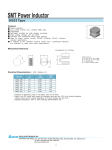 Delta Electronics SMT Power Inductor S 523 User's Manual