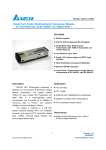 Delta Electronics SFBD-155F2J1RM User's Manual