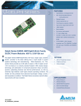 Delta Electronics Series E48SR User's Manual