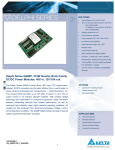 Delta Electronics Q48SP User's Manual