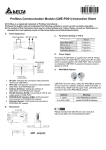 Delta Electronics CME-PD01 User's Manual