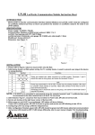 Delta Electronics LN-01 User's Manual