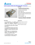 Delta Electronics LCP-8500A4EDR User's Manual