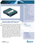 Delta Electronics H48SV User's Manual