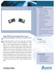 Delta Electronics DNT04 User's Manual