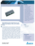 Delta Electronics Delphi ND Series User's Manual