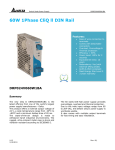 Delta Electronics 1Phase User's Manual