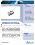 Delta Electronics 0.59V~5.1Vout User's Manual