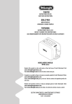 De'Longhi kMix DTT02.BK Instruction Manual